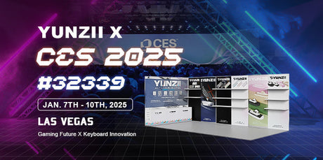 YUNZll at CES 2025: Redefining Gaming Power with Cutting-Edge Keyboards