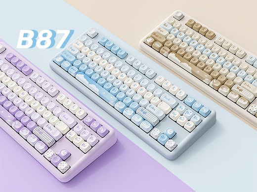 YUNZII B87: The Creamy QMK/VIA Support Keyboard with Wrist Rest