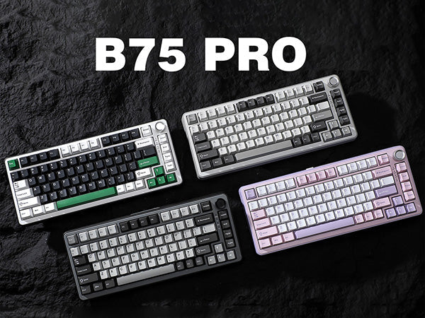 YUNZII B75 PRO: The Ultimate 75% Knob Mechanical Keyboard with Multiple Color Options