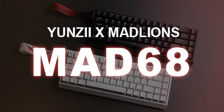 YUNZII x MADLIONS MAD68 HE Rapid Trigger Wired 8K Magnetic Gaming Keyboard