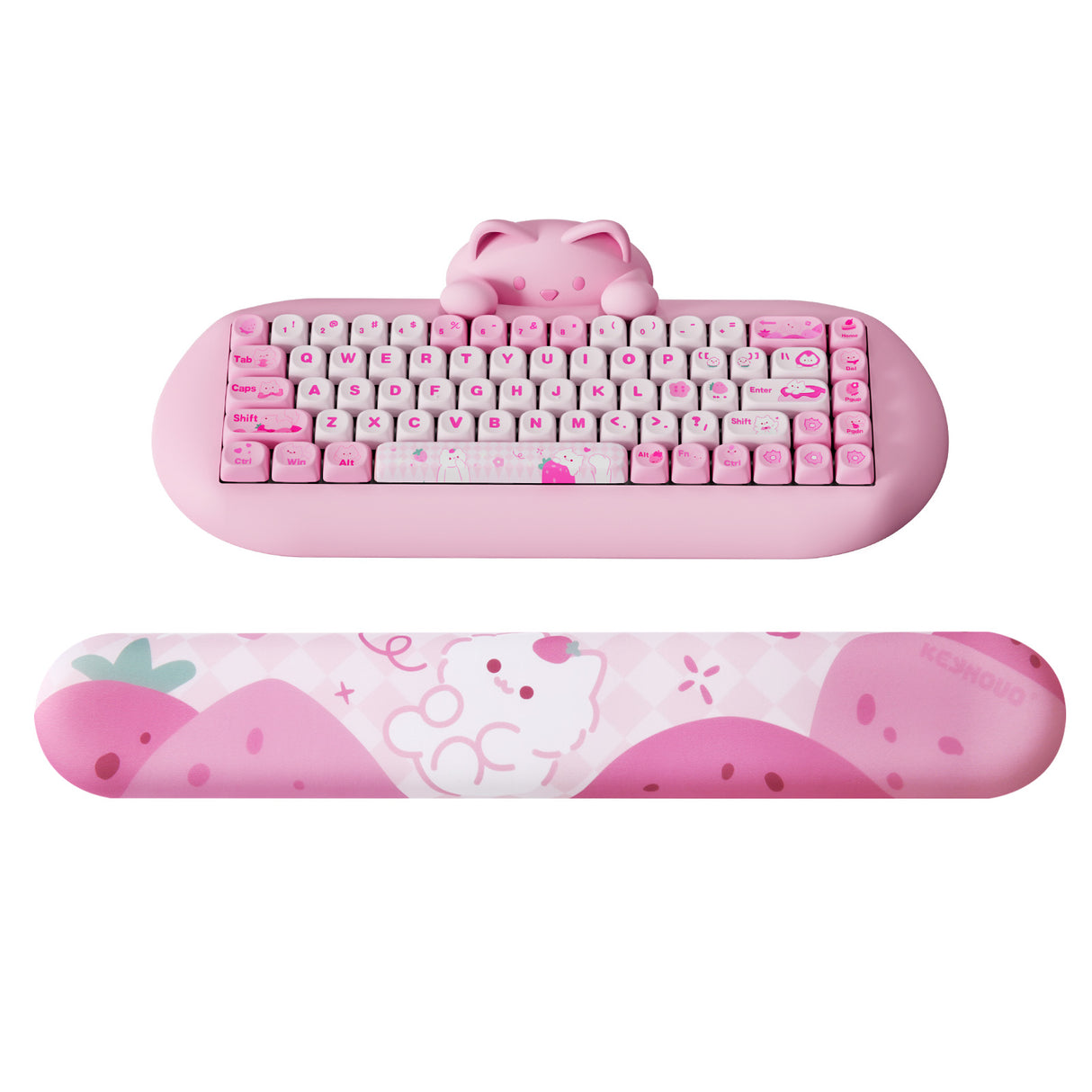 YUNZII Animal Mouse Pad & Keyboard Wrist Rest
