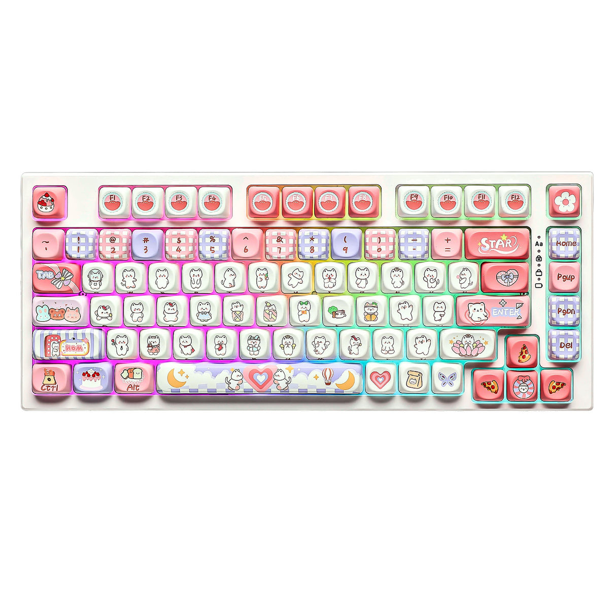 YUNZII Party MOA Profile Keycap Set