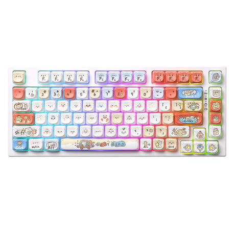 YUNZII Baby Bear MAO Bear Profile Keycap Set