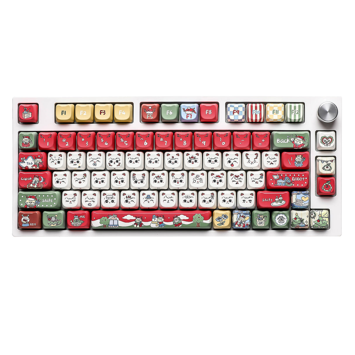 YUNZII Holiday Season MAO Profile Keycap Set