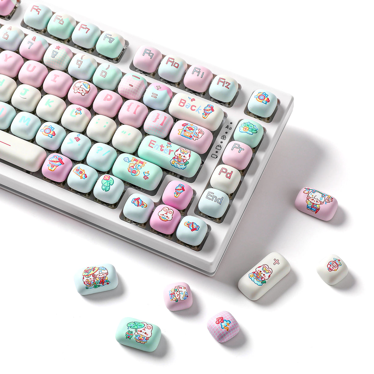 YUNZII Rainy Concert MOG Profile Keycap Set