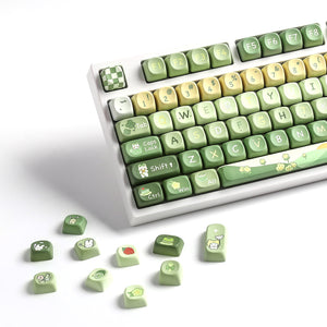 YUNZII Matcha Bunny SOA Profile Keycap Set