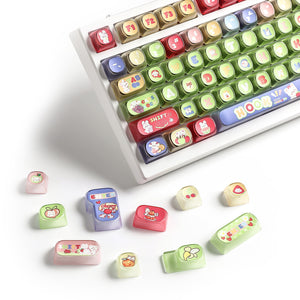 YUNZII Pudding Fruit Garden MOA Profile Keycap Set