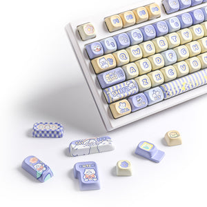 YUNZII White Bear MOA Profile Keycap Set