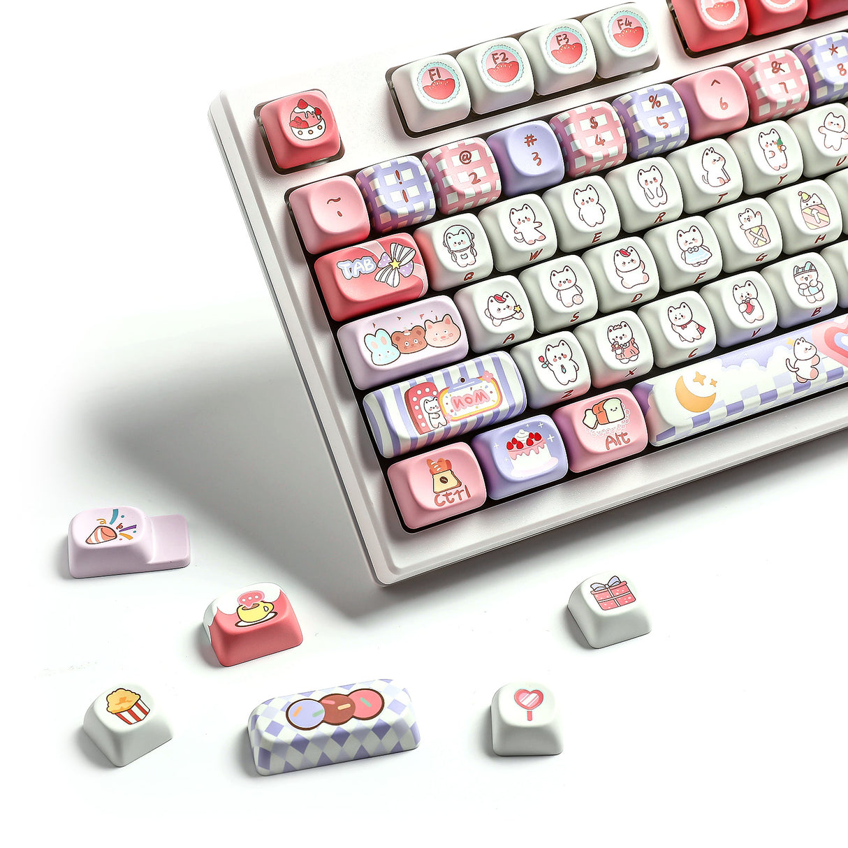 YUNZII Party MOA Profile Keycap Set