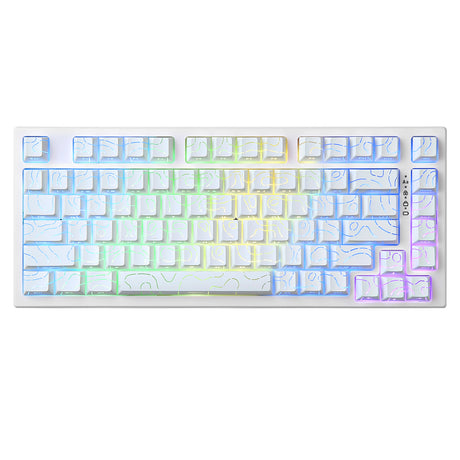 YUNZII RT80 White Line Rapid Trigger 8K Magnetic Keyboard