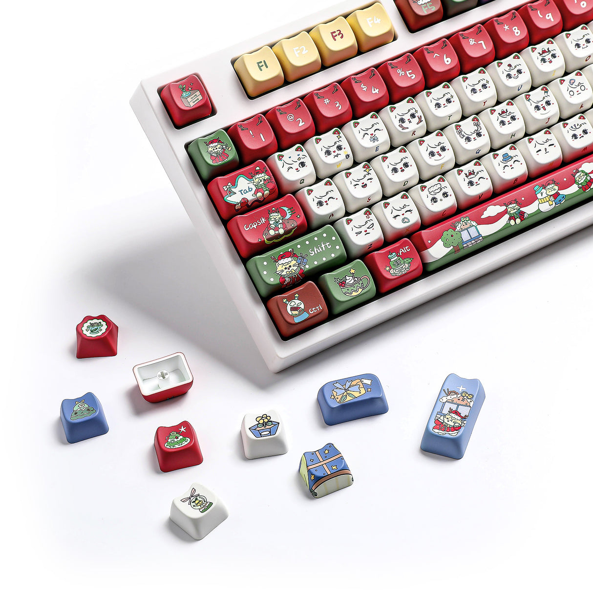 YUNZII Holiday Season MAO Profile Keycap Set