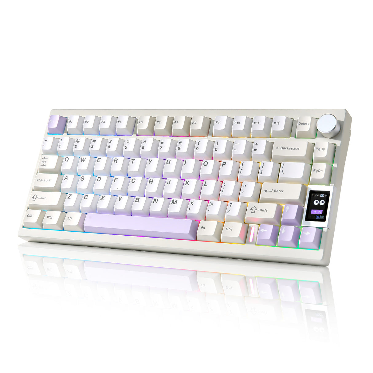 YUNZII AL80 QMK/VIA Aluminum LCD Mechanical Keyboard