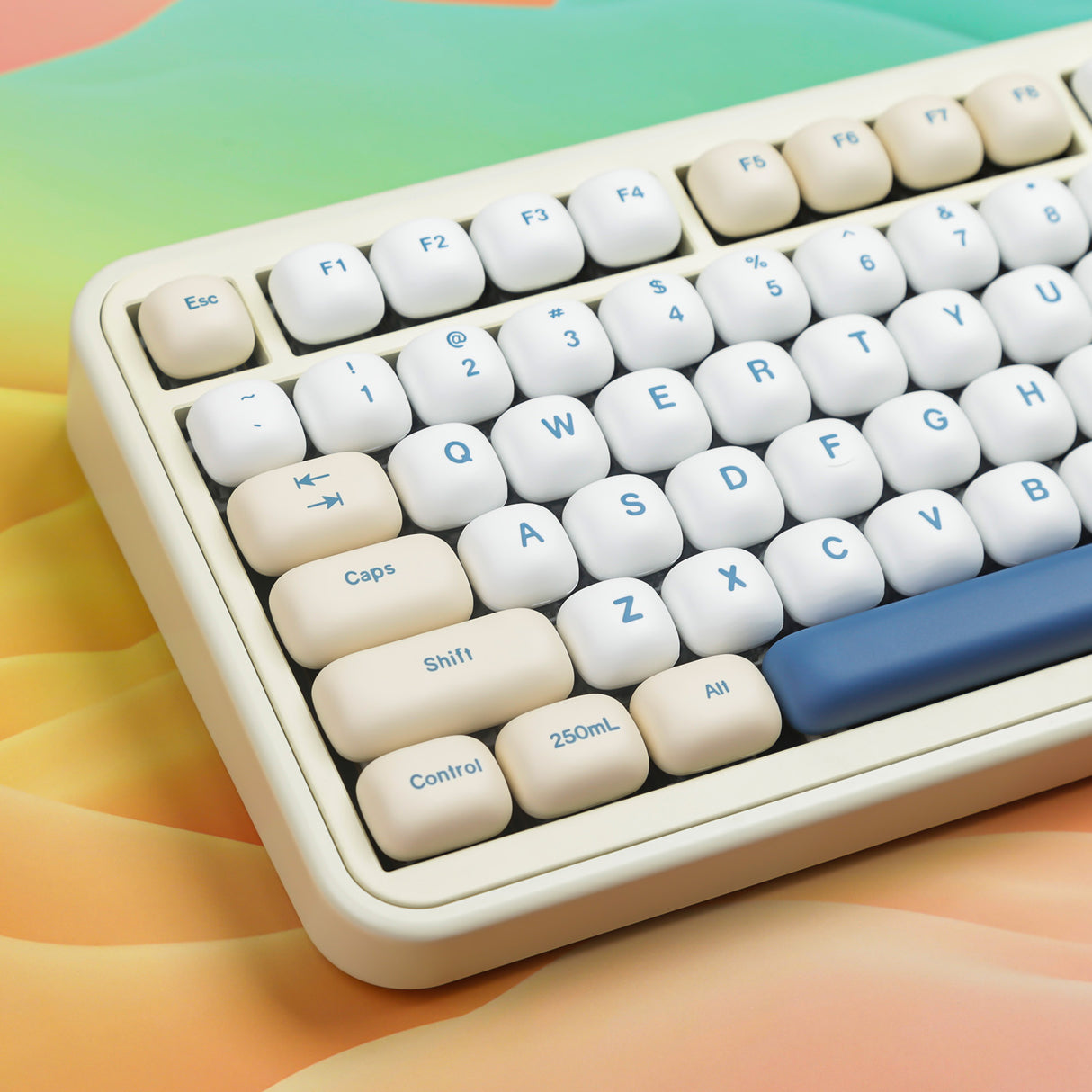 YUNZII Soymilk MOG Profile Keycap Set