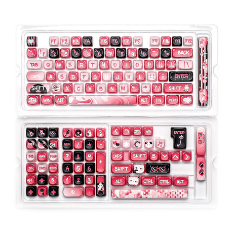 YUNZII Pudding Band MOA Profile Keycap Set