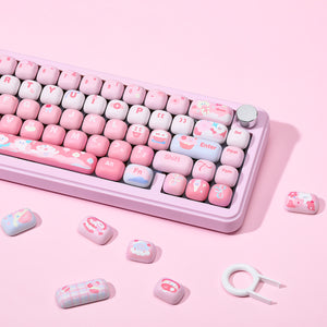 YUNZII Ice Cream MOG Profile Keycap Set