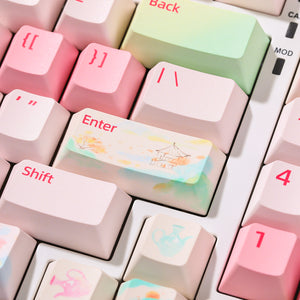 YUNZII Spring Garden Cherry Profile Keycap Set