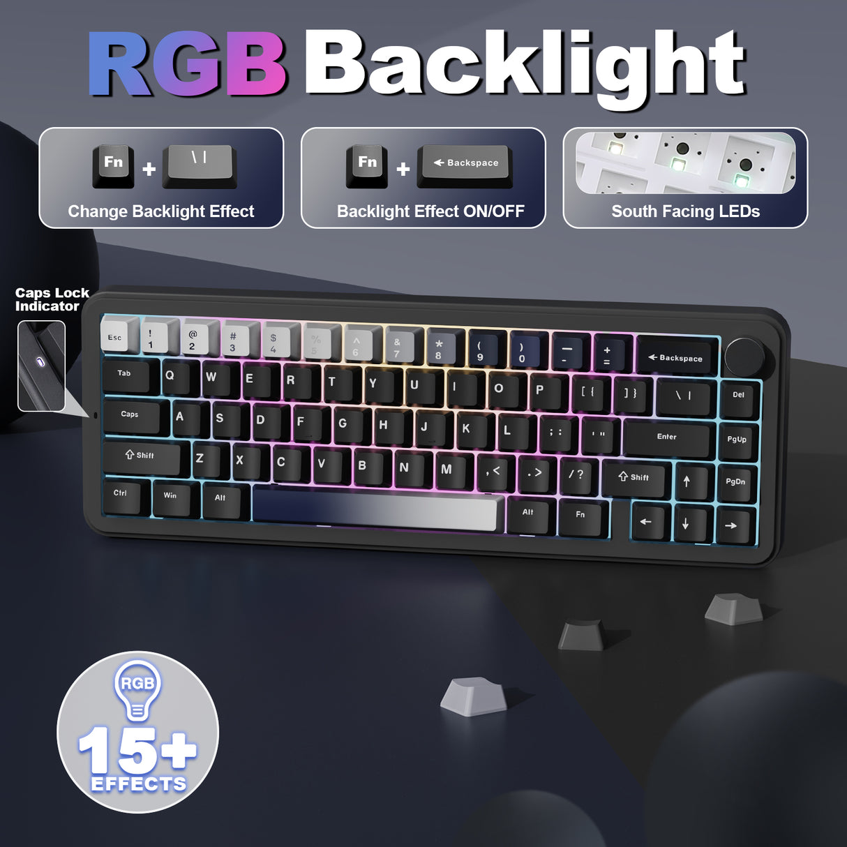 YUNZII B68 Wireless Mechanical Keyboard