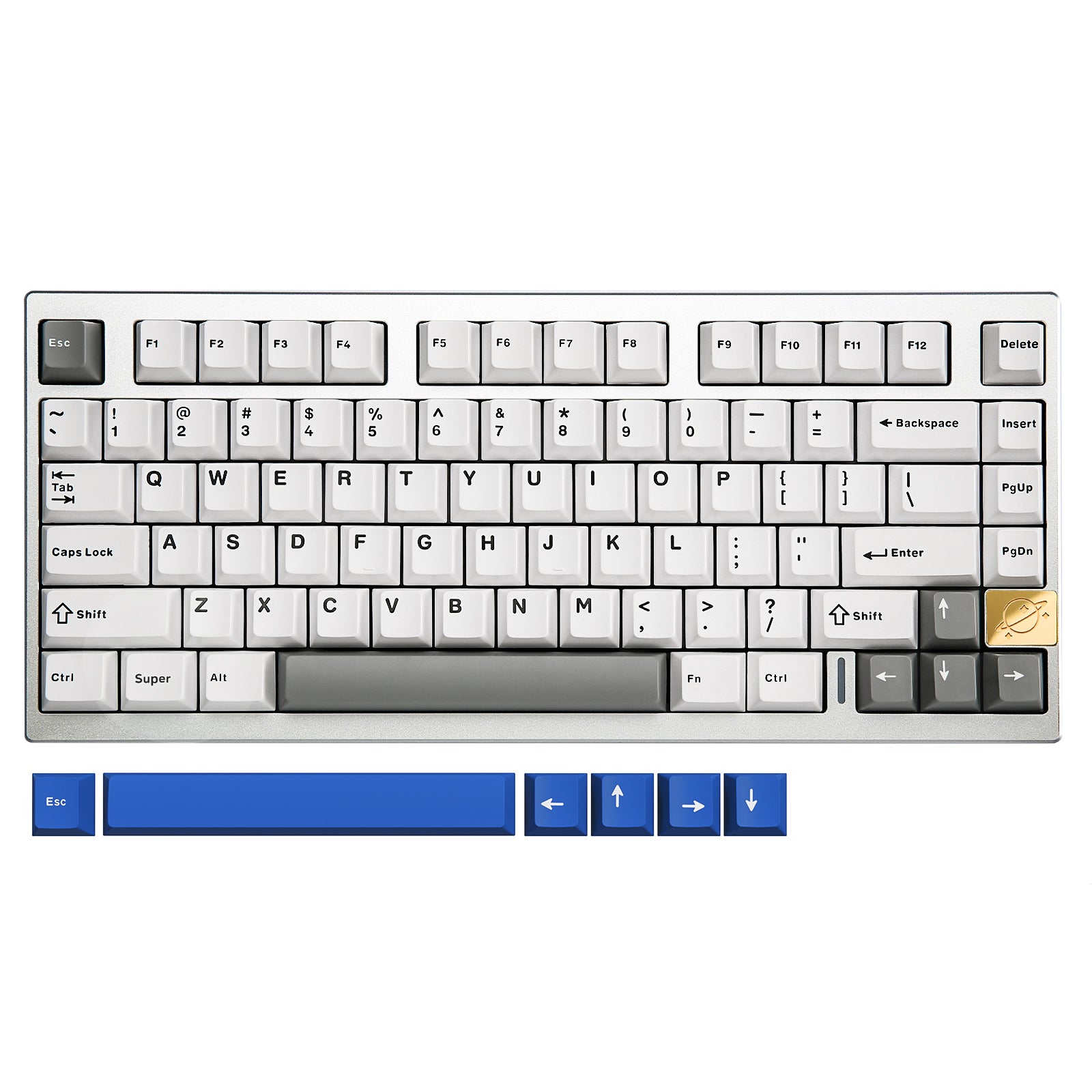 YUNZIIAL75CNCAluminumWirelessMechanicalKeyboard