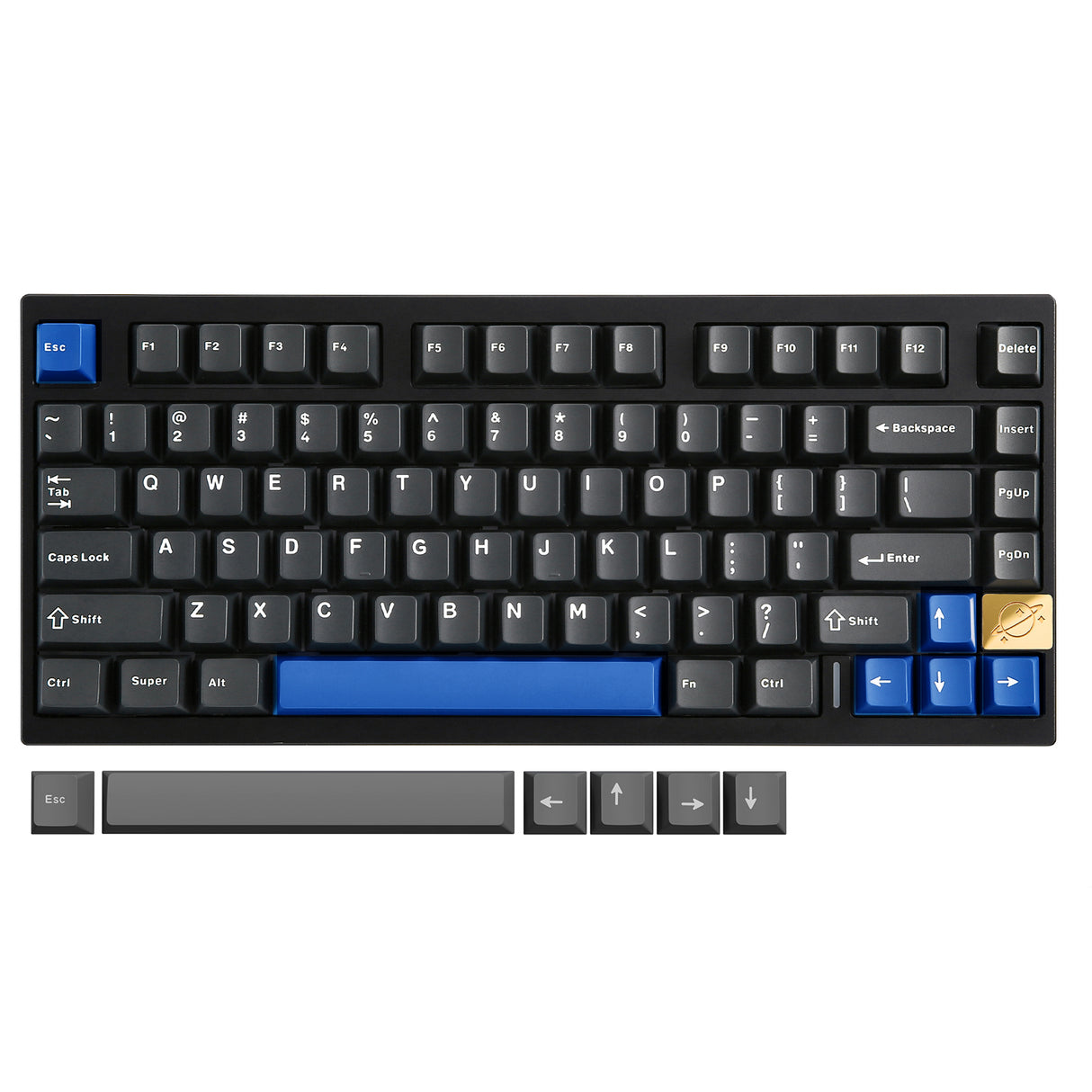 YUNZII AL75 CNC Aluminum Wireless Mechanical Keyboard