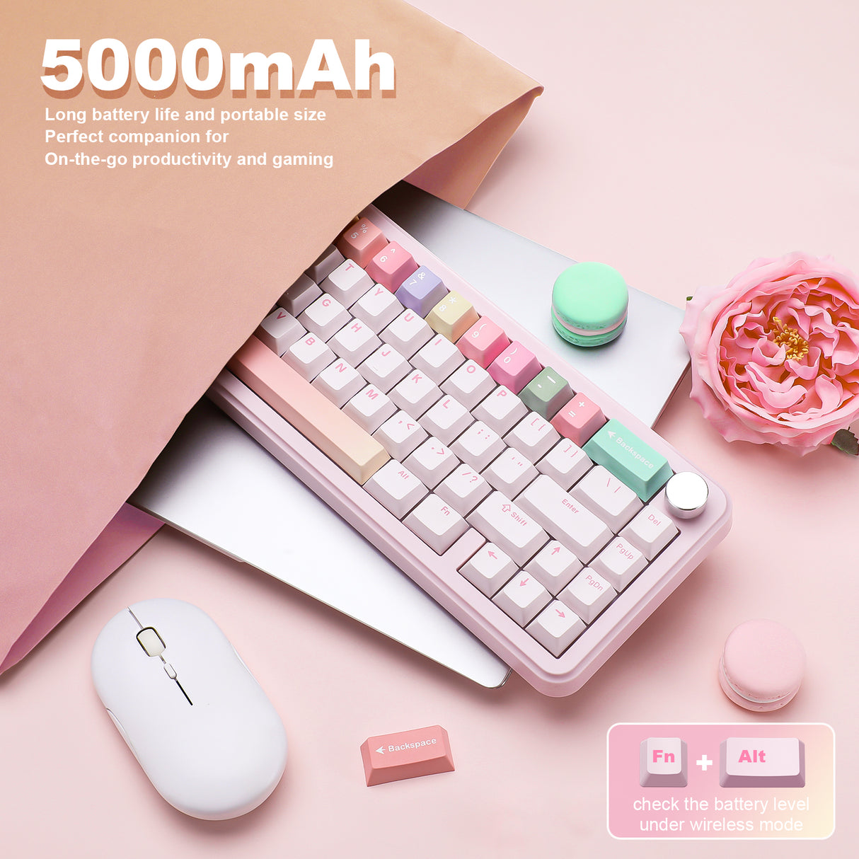 YUNZII B68 Wireless Mechanical Keyboard