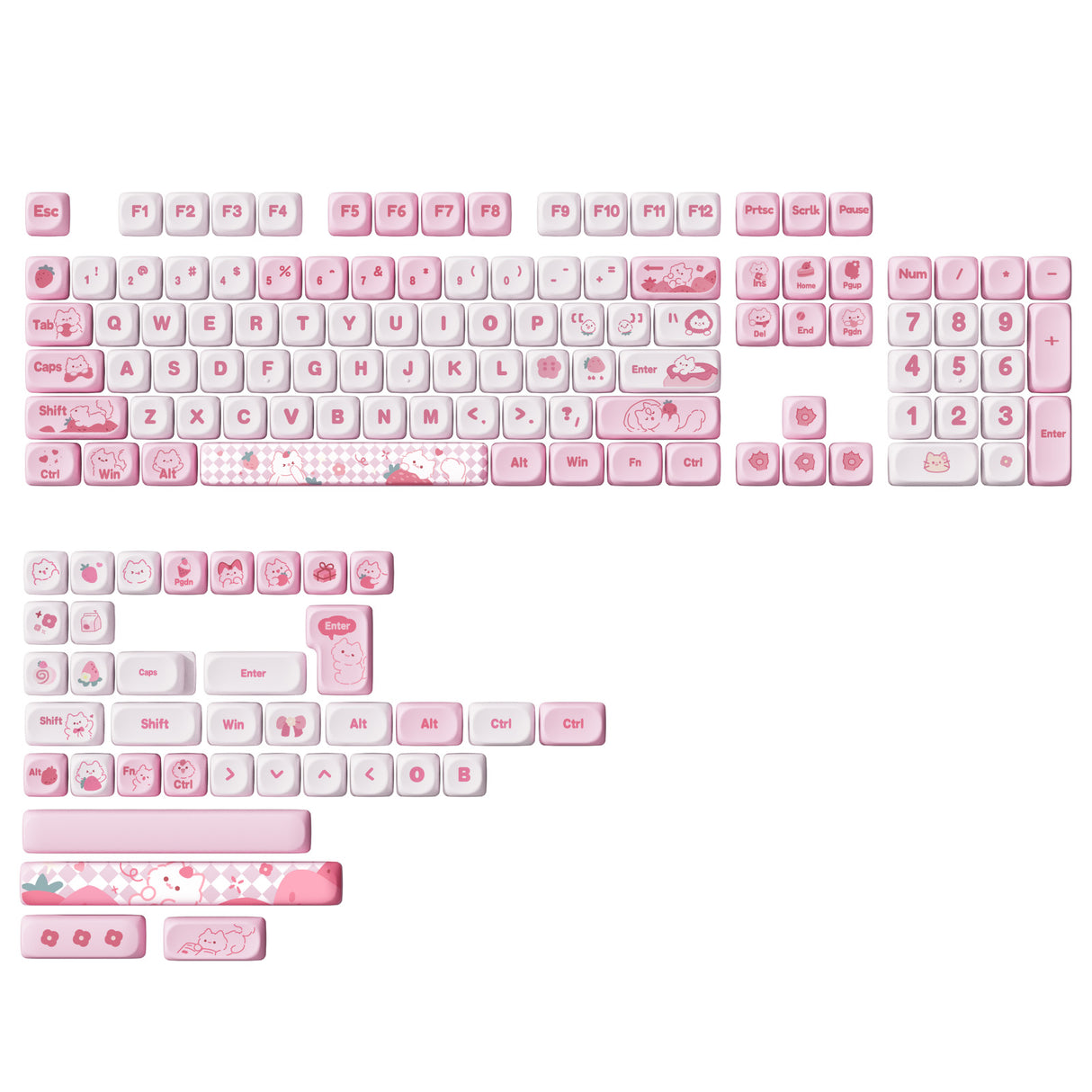 YUNZII Meow Meow MOA Profile Keycap Set