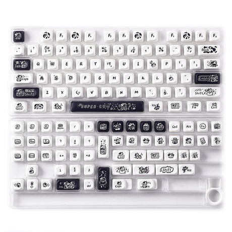 YUNZII Cow MOA Profile Keycap Set