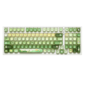 YUNZII Pudding Matcha Bunny MOA Profile Keycap Set