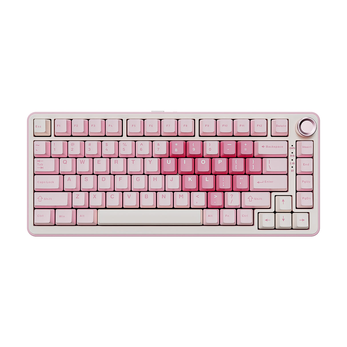 YUNZII B75 Pro Pink Wireless Mechanical Keyboard