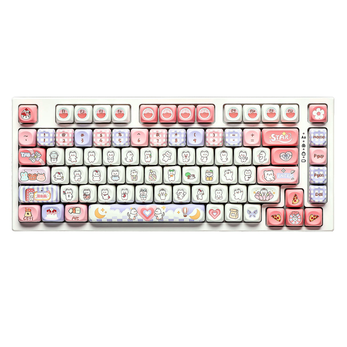 YUNZII Party MOA Profile Keycap Set