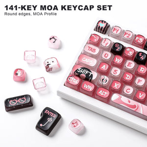 YUNZII Pudding Band MOA Profile Keycap Set