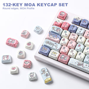 YUNZII Milk Factory MOA Profile Keycap Set