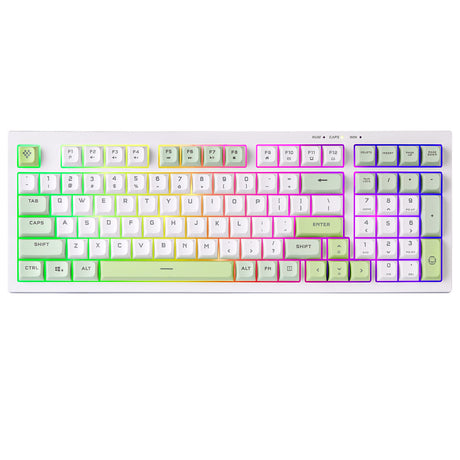 YUNZII D98 Wired RGB Membrane Keyboard