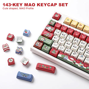 YUNZII Holiday Season MAO Profile Keycap Set