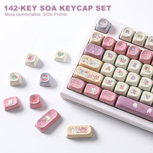 YUNZII Happy Life SOA Profile Keycap Set