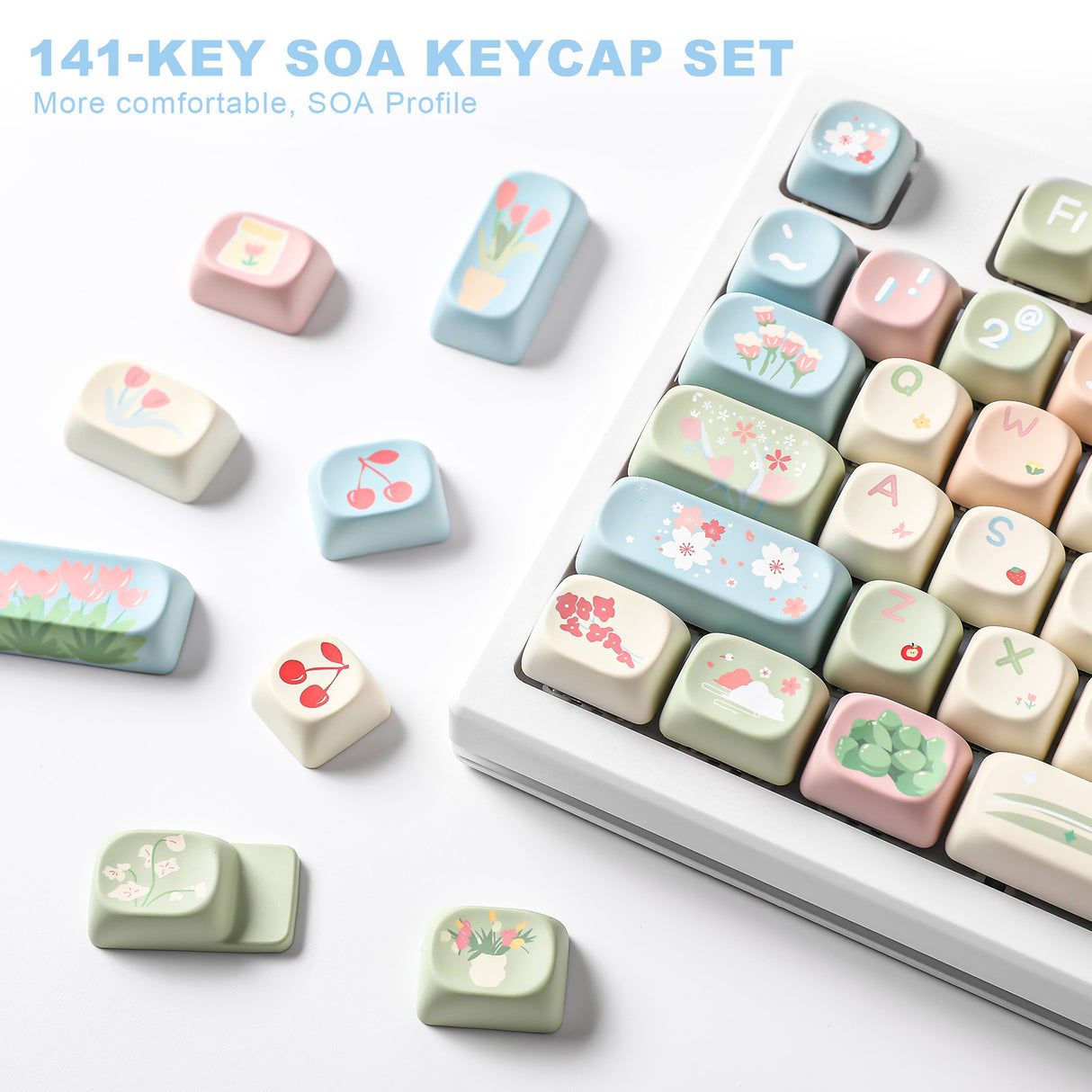 YUNZII Spring SOA Profile Keycap Set