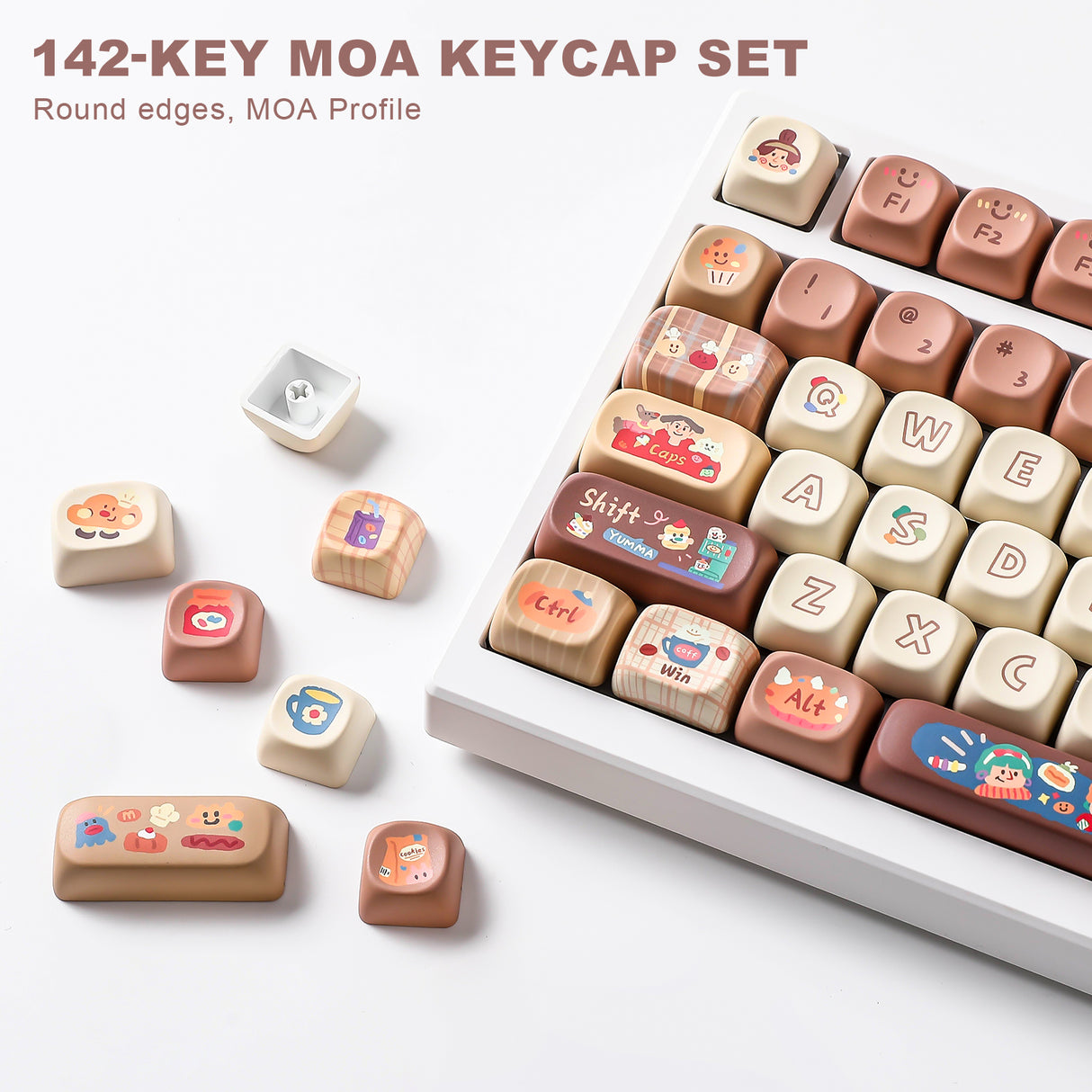 YUNZII Story MOA Profile Keycap Set