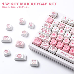 YUNZII Bear Circus MOA Profile Keycap Set