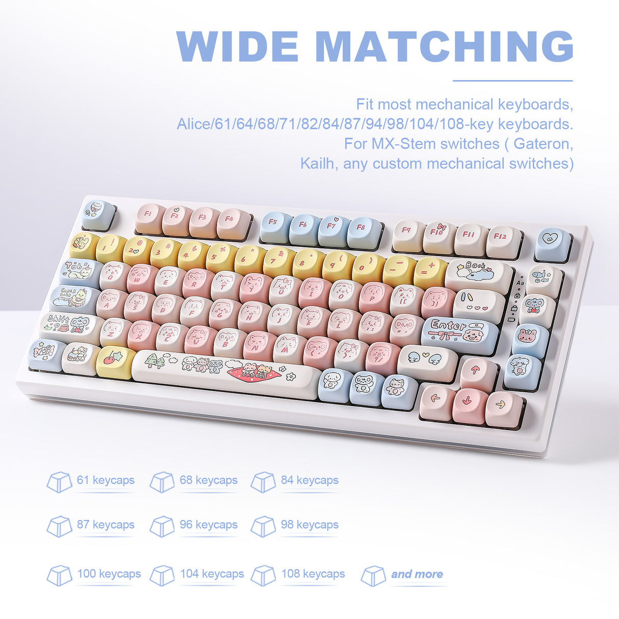 YUNZII Outing MOA Profile Keycap Set