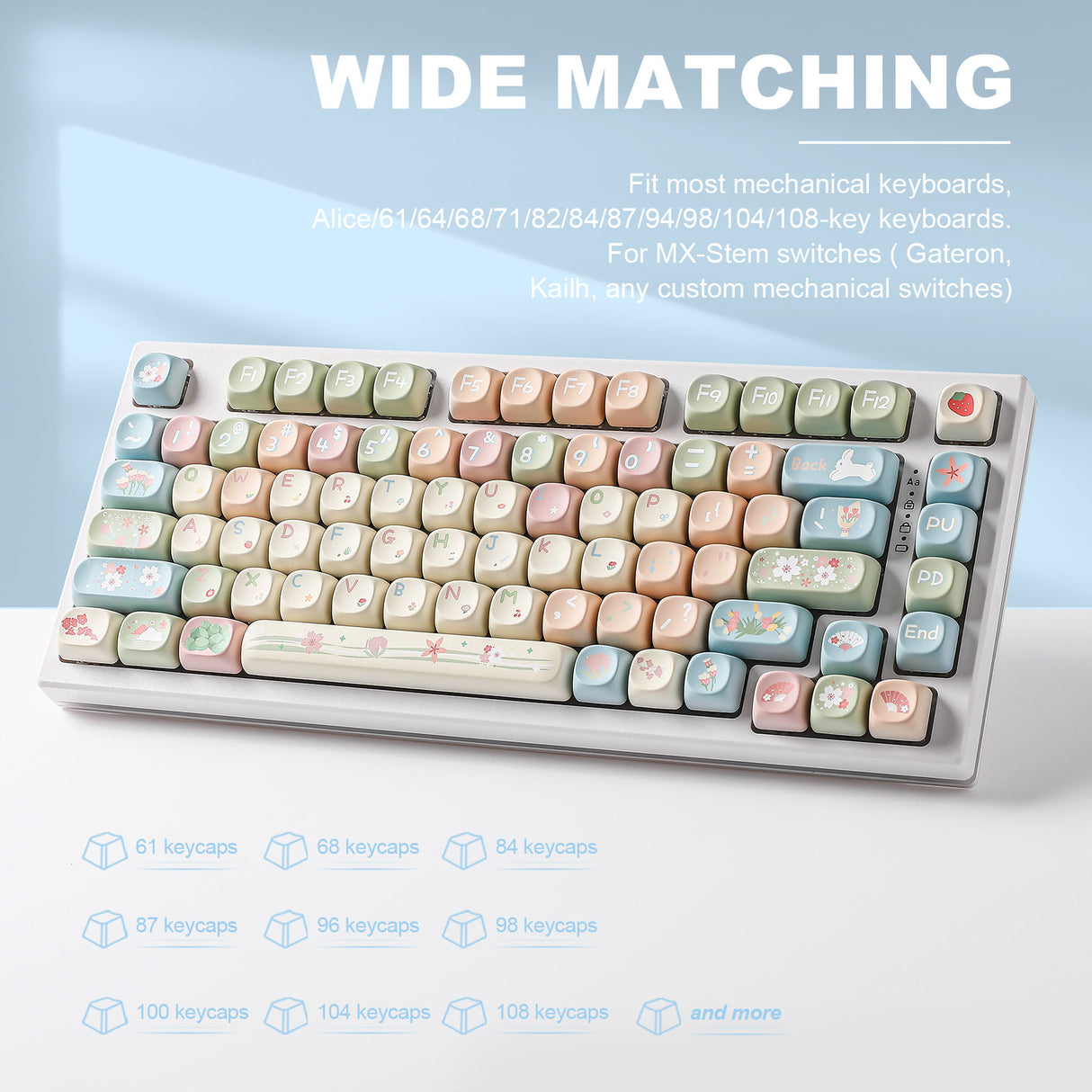 YUNZII Spring SOA Profile Keycap Set