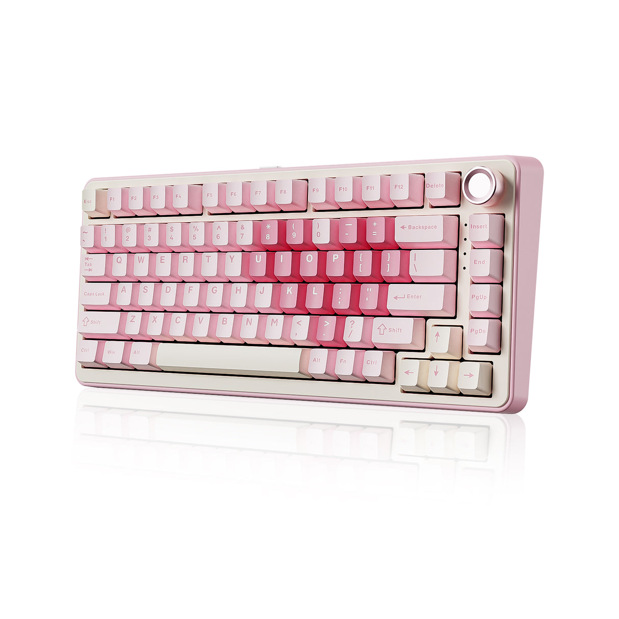 YUNZII B75 Pro Pink Wireless Mechanical Keyboard