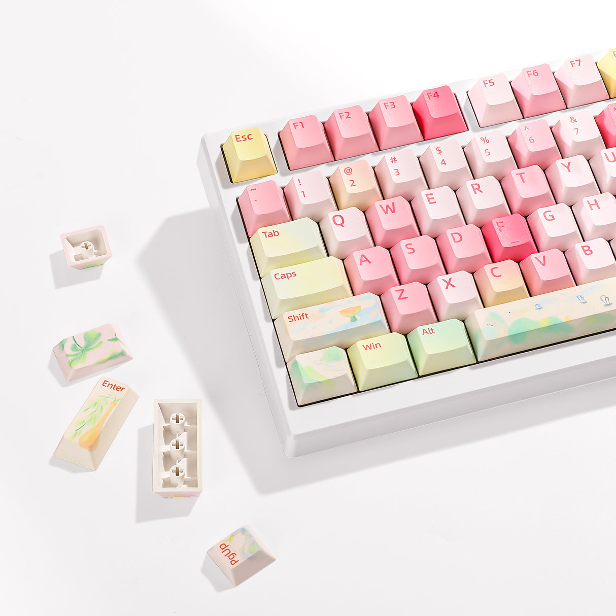 YUNZII Spring Garden Cherry Profile Keycap Set