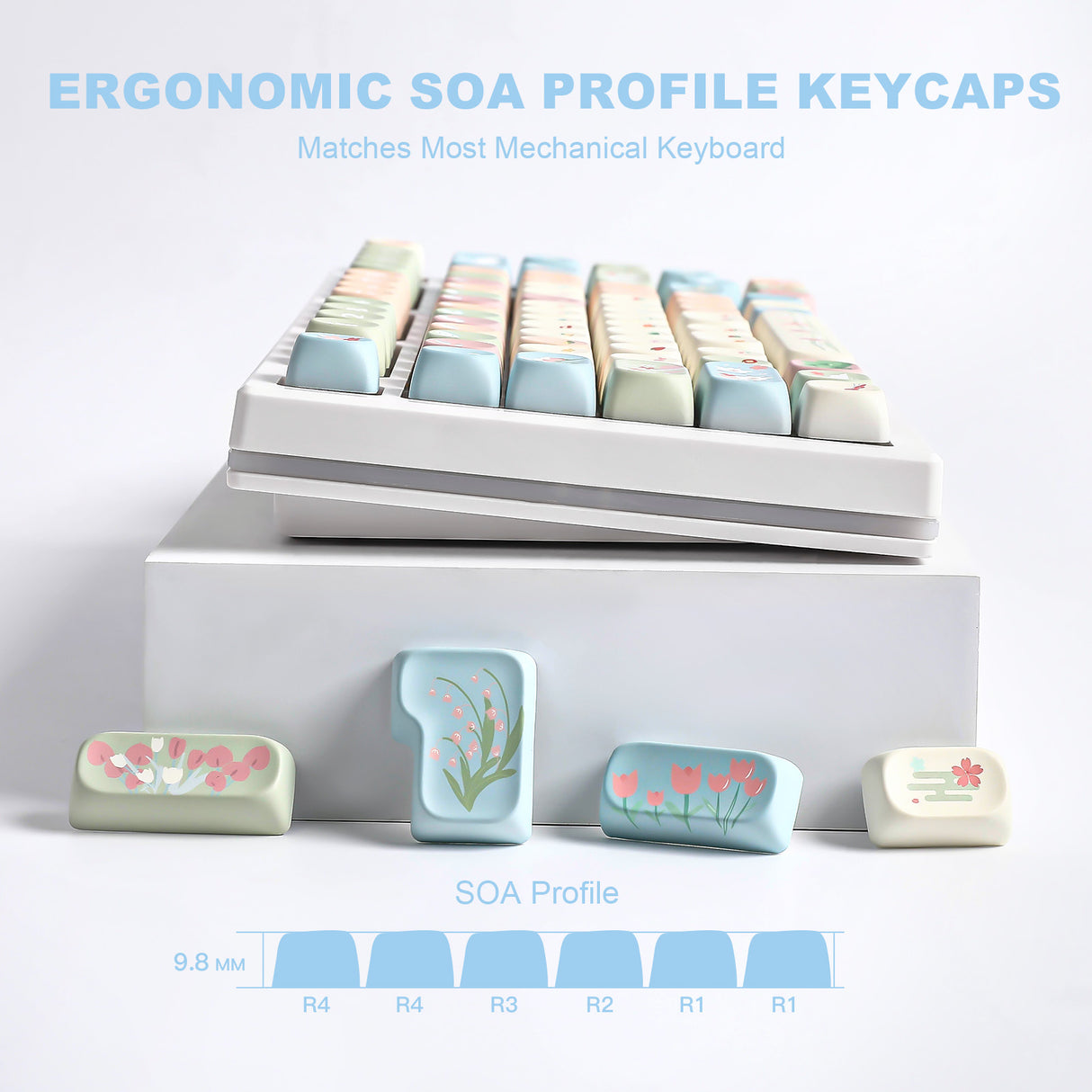 YUNZII Spring SOA Profile Keycap Set