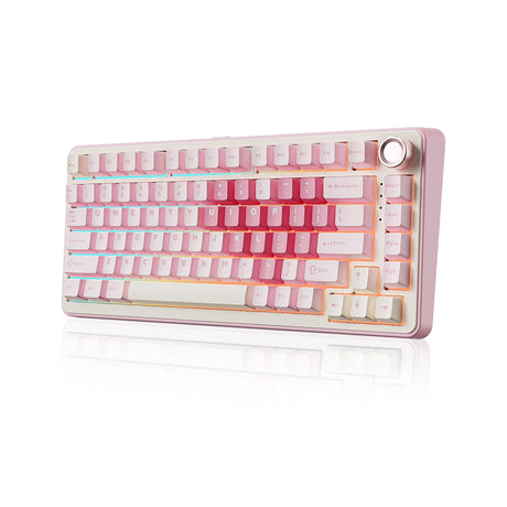 YUNZII B75 Pro Pink Wireless Mechanical Keyboard