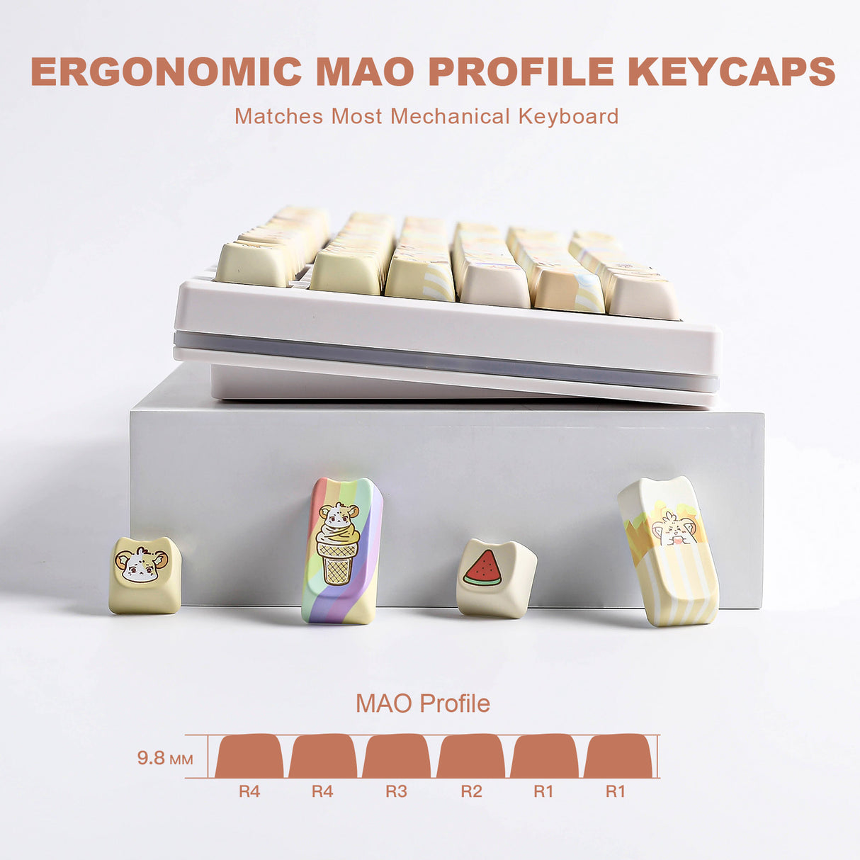 YUNZII Mousie MAO Profile Keycap Set