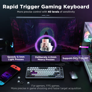 YUNZII RT75 Rapid Trigger Gaming Magnetic Keyboard