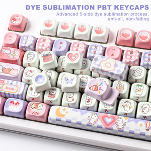 YUNZII Party MOA Profile Keycap Set