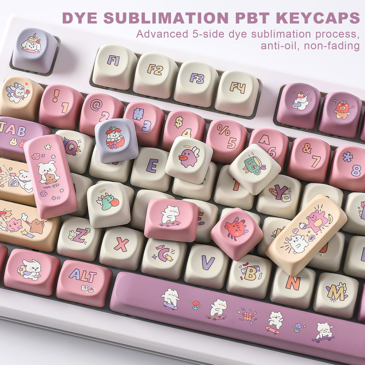 YUNZII Happy Life SOA Profile Keycap Set