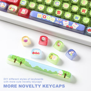 YUNZII Pudding Fruit Garden MOA Profile Keycap Set