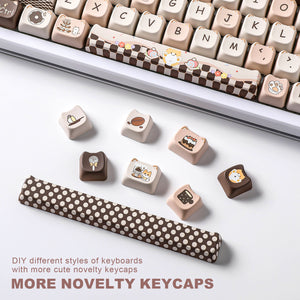 YUNZII Cappuccino MAO Profile Keycap Set