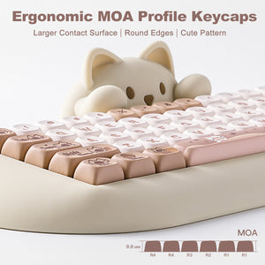 YUNZII Meow Meow MOA Profile Keycap Set